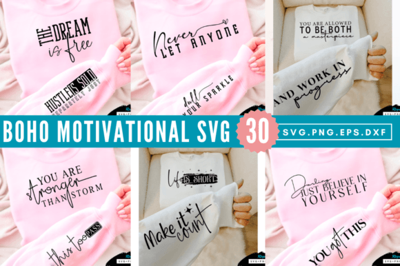 Download Boho Motivational SVG PNG Bundle - Boho motivational Collection
