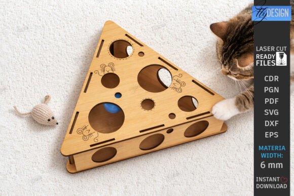 Download Cat Toy Maze Laser Cut | Pet Ball Games - Toy Collection