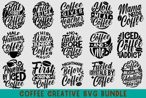 Download Coffee Creative SVG Bundle - Premium Resources