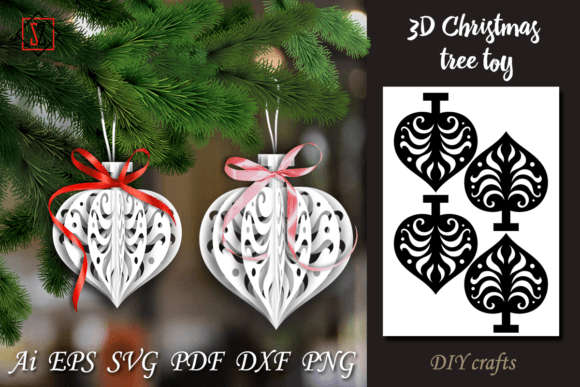 Download 3D Christmas Tree Toy_1 / DIY Crafts - Toy Collection