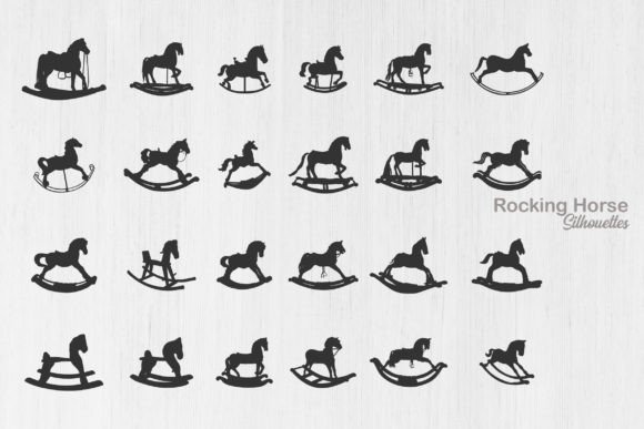 Download Rocking Horse Silhouette, Toy Horse Svg - Toy Collection