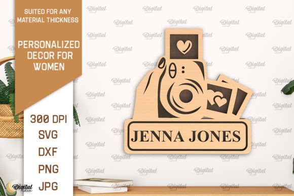 Download Personalized Decor for Women Laser Cut - Personalized decor Collection