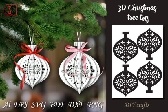 Download 3D Christmas Tree Toy / DIY Crafts - Toy Collection